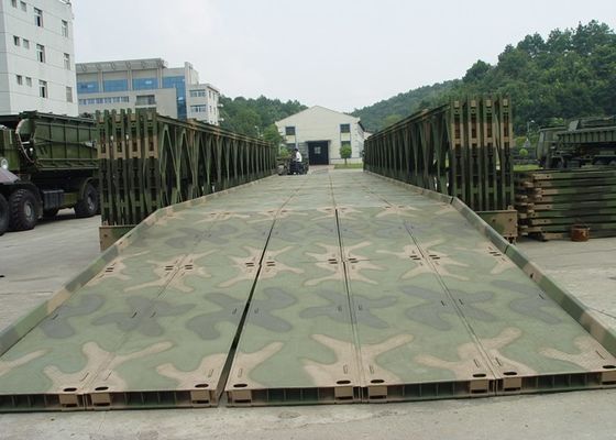 Steel Structure 3.15m Bailey Truss Bridge High Strength